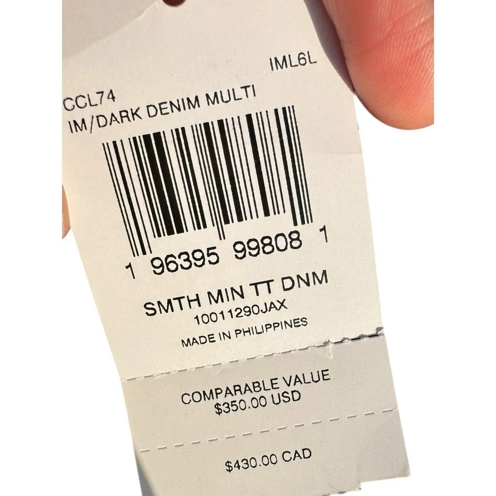 Coach‎ Smith Mini Tote Bag CCL74 Dark Denim Multi Denim NEW